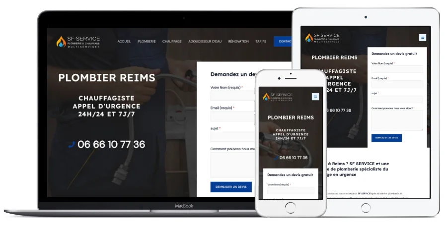 sf services plomberie reims